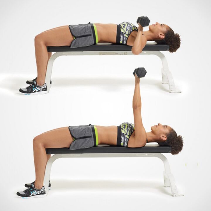 dumbbell banku-prentsa bularra handitzeko
